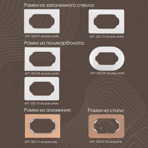 Розетка двойная с заземлением, без рамки Arte Milano am-202 202.40-2.white в Нижнем Новгороде фото 2