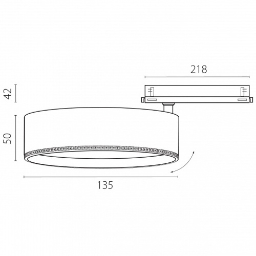 Светильник на штанге Lightstar Alta Pro A5746DALI в Нижнем Новгороде фото 2