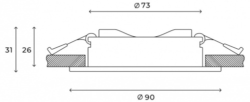 Встраиваемый светильник Hesby Lighting Harstad HSBL_0216 в Нижнем Новгороде фото 5