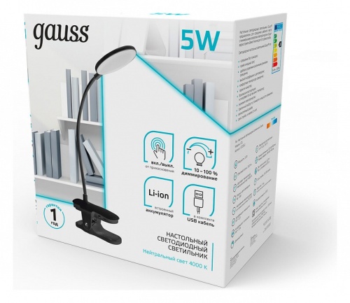 Настольная лампа офисная Gauss GTL205 GT2052 в Нижнем Новгороде фото 5