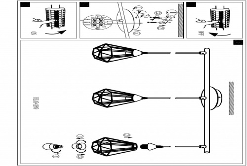 Подвесной светильник Eglo Tarbes 94195 в Нижнем Новгороде фото 2