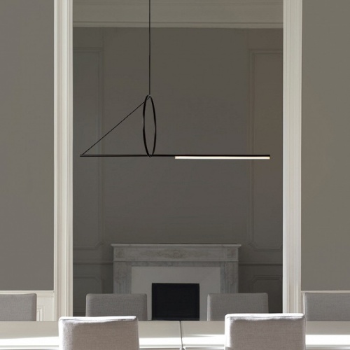 Подвесной светильник Imperiumloft Suspension Cercle Et Trait – Graphite Satine 40.1282-0 в Нижнем Новгороде фото 2