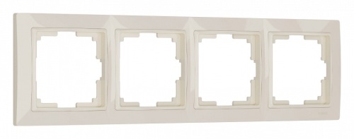 Рамка на 4 поста Werkel Snabb Basic (слоновая кость) W0042003 в Нижнем Новгороде