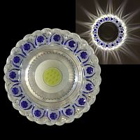 Встраиваемый светильник  42237-9.0-001PL MR16+LED3W CL/BL в Нижнем Новгороде