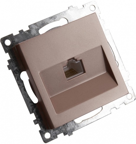 Розетка Ethernet RJ-45 без рамки Stekker Катрин 39599 в Нижнем Новгороде фото 4