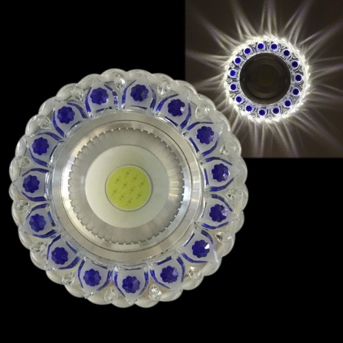 Встраиваемый светильник  42237-9.0-001PL MR16+LED3W CL/BL в Нижнем Новгороде