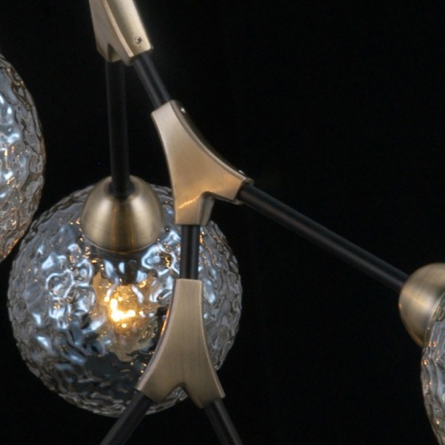 Люстра на штанге ILLUMICO  IL0263-5PSQ-79 BK AB в Нижнем Новгороде фото 2