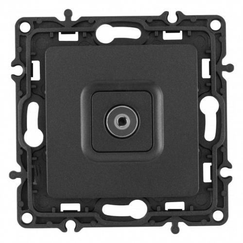 ТВ-розетка без рамки Arte Milano am-217 217.43-1.black в Нижнем Новгороде