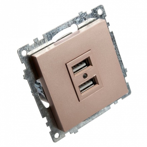 Розетка USB type A без рамки Stekker Катрин 39602 в Нижнем Новгороде фото 6