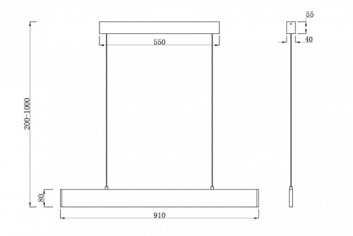 Подвесной светильник Maytoni Step P010PL-L23W в Яранске фото 3