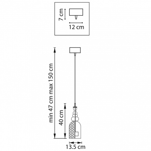 Подвесной светильник Lightstar Belle 814002 в Дзержинске фото 6