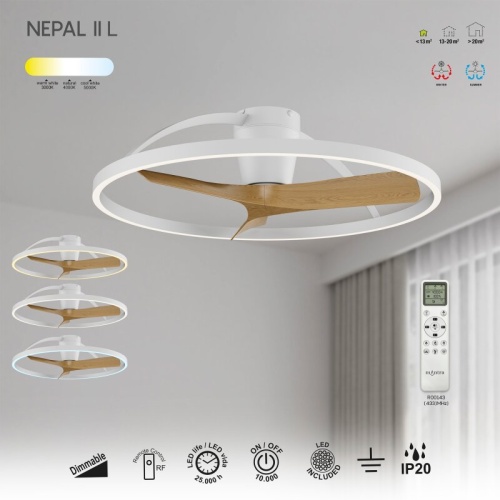 Светильник с вентилятором Mantra NEPAL 9486 в Нижнем Новгороде фото 3