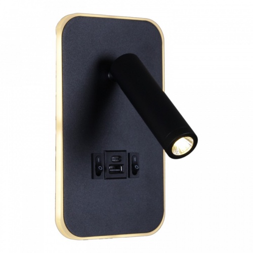 Бра 86204-9.2-001KT LED12W+USB BK в Нижнем Новгороде фото 9