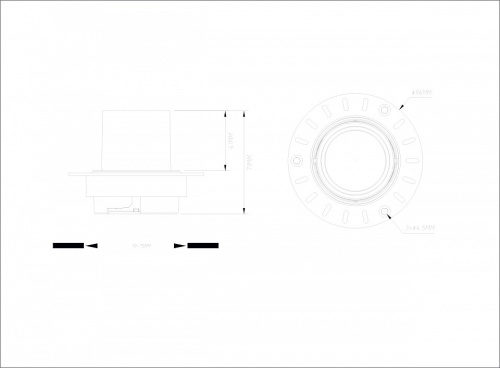 Встраиваемый светильник Denkirs Vibi DK3057-WH в Нижнем Новгороде фото 7