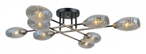 Потолочная люстра ILLUMICO  IL0255-8CSQ-79 BK AB в Нижнем Новгороде