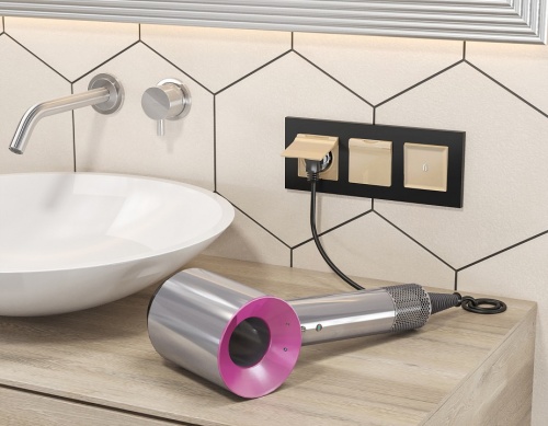 Выключатель самовозвратный одноклавишный с подсветкой, без рамки Ambrella Volt MA MA602055 в Нижнем Новгороде фото 4