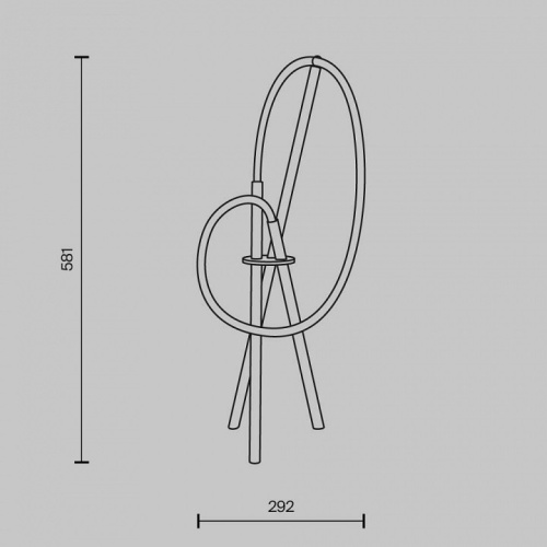 Настольная лампа декоративная Maytoni Crochet MOD369TL-L15BS3K в Нижнем Новгороде фото 5