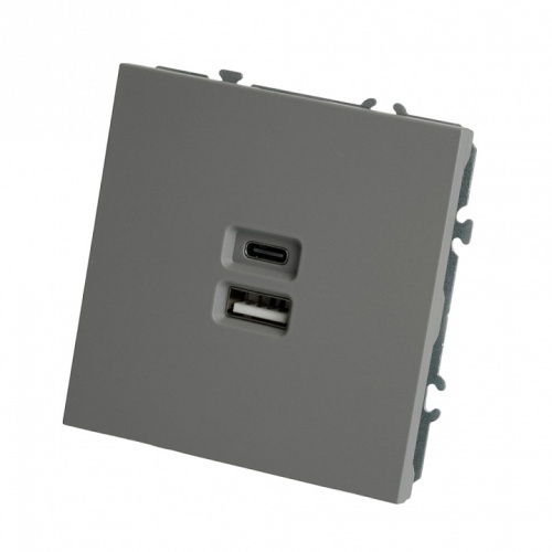 Розетка 2хUSB type A и C без рамки Stekker Эмили 49957 в Нижнем Новгороде фото 6