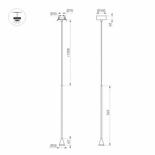 Подвесной светильник Arlight RINAR 059323 в Нижнем Новгороде фото 2