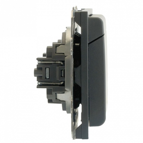 Розетка с заземлением и со шторкой, с крышкой Stekker Эмили 49852 в Нижнем Новгороде фото 10