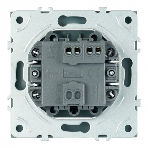 Выключатель двухполюсной самовозвратный без рамки Stekker Эмили 50328 в Нижнем Новгороде фото 5