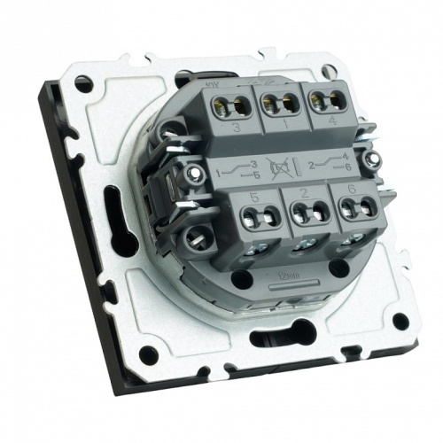 Переключатель двухклавишный без рамки Stekker Эмили 49843 в Нижнем Новгороде фото 7