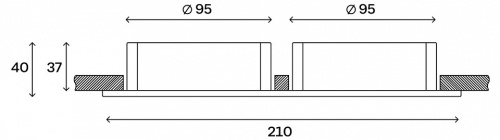 Встраиваемый светильник Hesby Lighting Core HSBL_0231 в Нижнем Новгороде фото 6