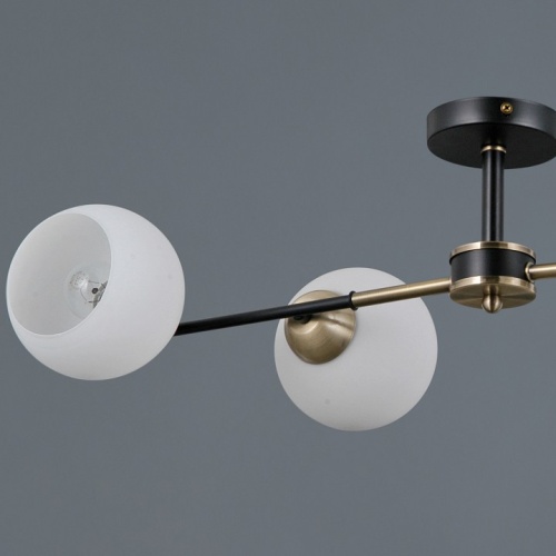 Люстра на штанге ILLUMICO LIBRA IL0469-4CSQ-24 BK AB LIBRA в Нижнем Новгороде фото 3