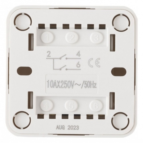 Выключатель двухклавишный Arte Milano 310 310.30-2.white в Нижнем Новгороде фото 2