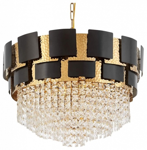Подвесная люстра LUMINA DECO MOLINA LDP 7045-600 BK+GD в Нижнем Новгороде