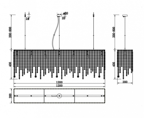 Подвесная люстра Maytoni Empress DIA002PL-07CH в Нижнем Новгороде фото 2