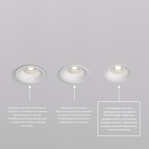 Рамка на 1 светильник Denkirs SCB DK3024-SCB в Нижнем Новгороде фото 2