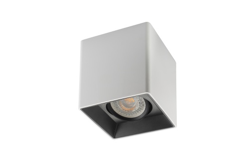 DK3030-WB Светильник накладной IP 20, 10 Вт, GU5.3, LED, белый/черный, пластик в Можге фото 2
