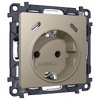Розетка с заземлением и 2хUSB type C, без рамки Ambrella Volt ALFA MA370510 в Нижнем Новгороде