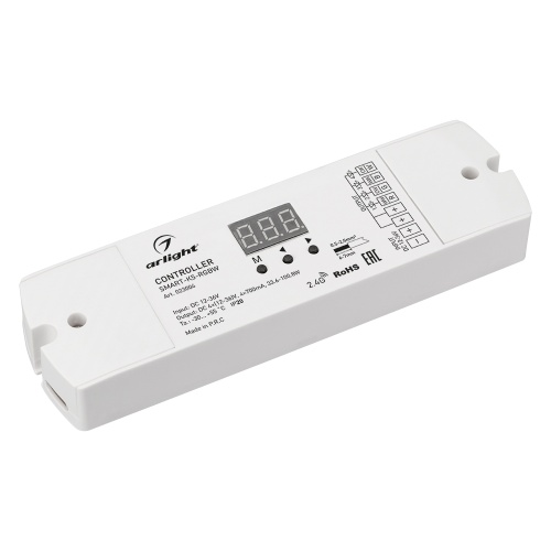 Контроллер тока SMART-K5-RGBW (12-36V, 4x700mA, 2.4G) (Arlight, IP20 Пластик, 5 лет) в Котельниче