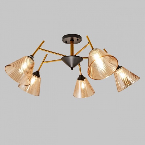 Люстра на штанге Imex MD.4250 MD.4250-5-S-COP+BK в Нижнем Новгороде фото 2