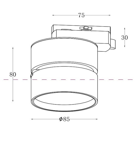 Накладной светильник Maytoni ONDA TR007-1-12W4K-B в Слободском фото 5