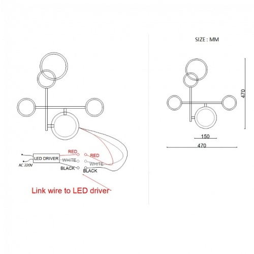 Накладной светильник Imperiumloft ZINGY B zingy01 в Нижнем Новгороде фото 12