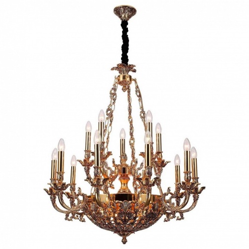 Подвесная люстра Lucia Tucci Firrnze FIRENZE 1780.15.3 antique gold в Нижнем Новгороде фото 2