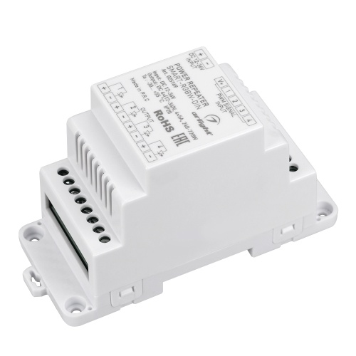 Усилитель SMART-RGBW-DIN (12-36V, 4x5A) (Arlight, IP20 Пластик, 5 лет) в Бородино фото 2