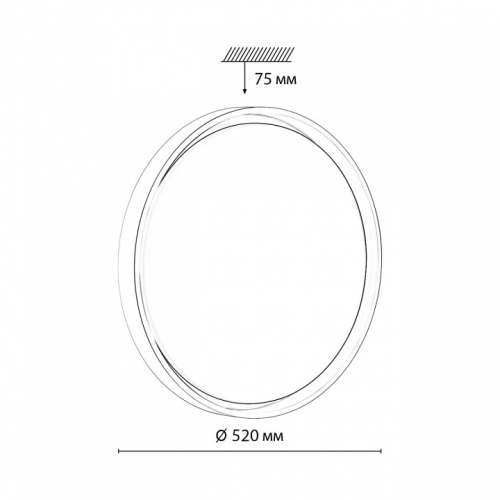 Накладной светильник Sonex Kisil 7645/ELN в Нижнем Новгороде фото 3