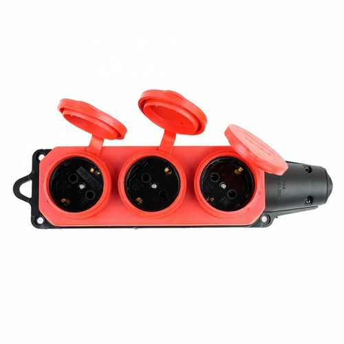 Розетка переносная разборная с заземлением и крышкой Stekker Одри 49401 в Нижнем Новгороде фото 8