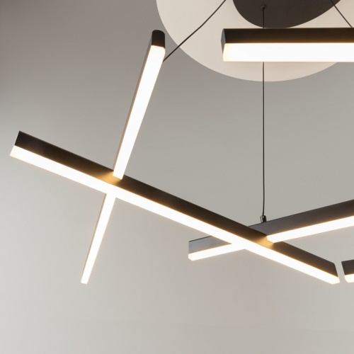 Подвесная люстра Maytoni Line MOD016PL-L80BK в Нижнем Новгороде фото 2