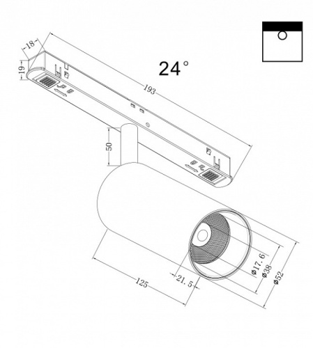 Светильник на штанге Maytoni Focus LED TR032-4-12W3K-S-DS-B в Симферополе фото 2