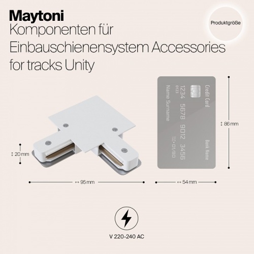 Соединитель угловой L-образный для треков Maytoni Accessories for tracks TRA002CL-11W в Сургуте фото 3