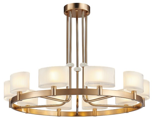 Люстра на штанге Newport 4330 4338+2/C new gold в Нижнем Новгороде