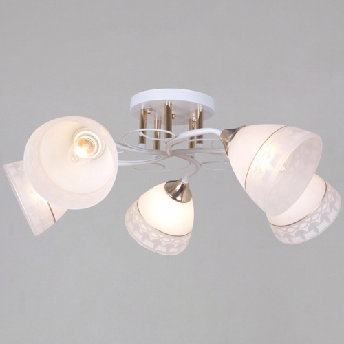 Люстра на штанге  11460-0.3-05 WH+FG в Нижнем Новгороде