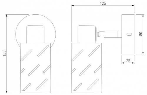 Бра Eurosvet Fente 20090/1 белый/хром в Нижнем Новгороде фото 4