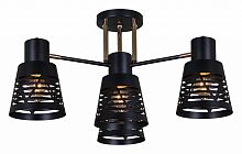 Потолочная люстра 06074-3.3-04 BK+FG в Нижнем Новгороде