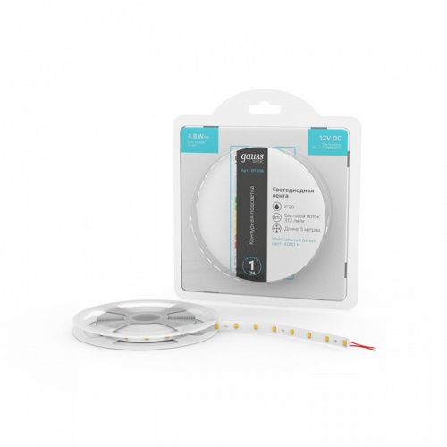 Лента светодиодная Gauss Basic BT006 в Нижнем Новгороде фото 7